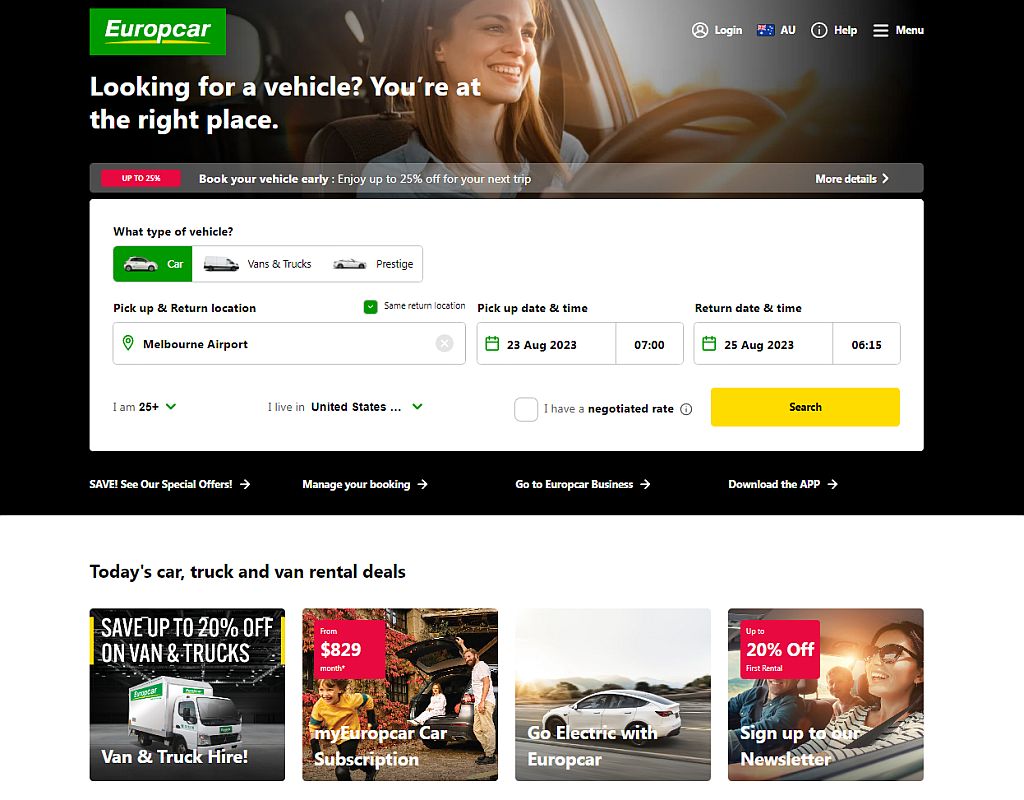 Europcar Car Park Melbourne Airport www.dreambigtravelfarblog.com